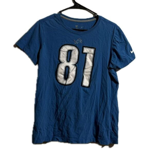 NFL Blue Jersey with Vintage Number 81 - Picture 1 of 5